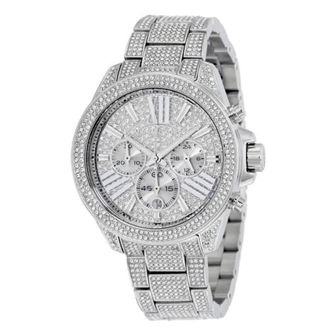 michael kors watch mk6317|Michael Kors Ladies Silver Wren Chronograph Watch .